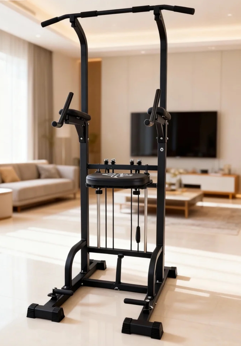 Outdoor Sport Bar - Power Tower Pull-Up Dip Station 450LBS