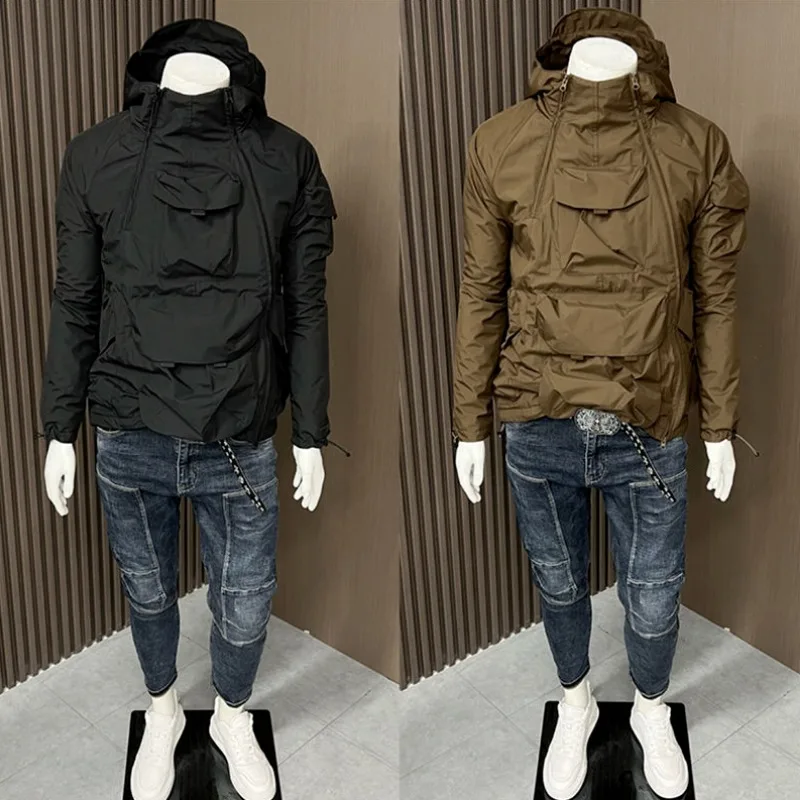 Outdoor Sport Jacket Brand - Luxury Brand Double Zipper Hooded Bomber