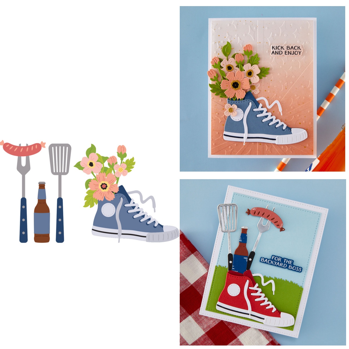 Outdoor Sports Umbrella - Outdoor Sports Classic Kicks Shoes Hat
