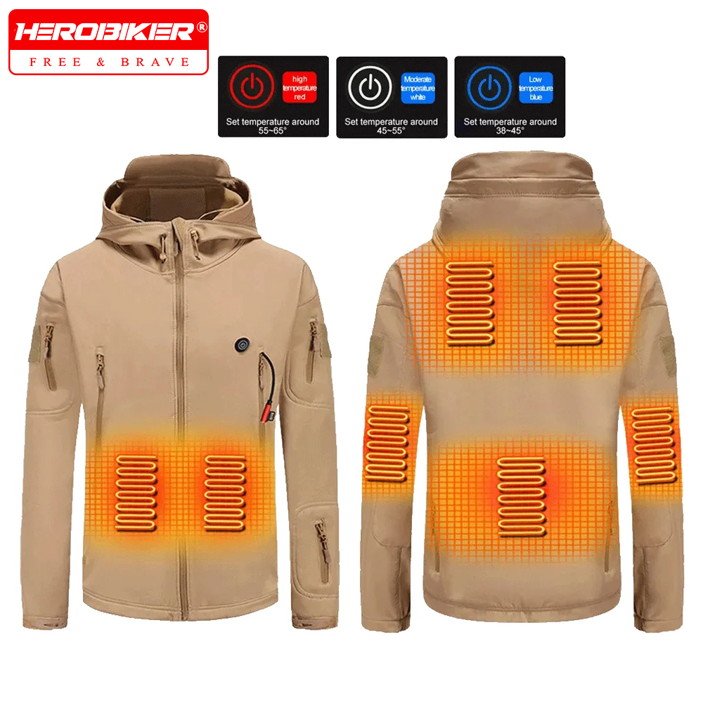 Outdoor Sport Area - Winter Ski Heating Jacket 7 Area