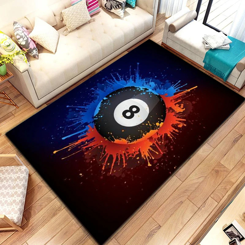 Billiards Area Rug, Ball Game  - Outdoor Sport Area avis et prix