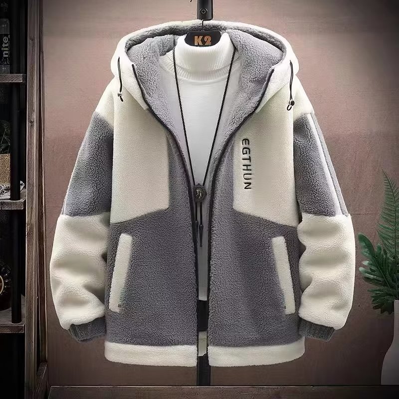 2025 Men's Lamb Wool Jacket Au - Outdoor Sport Winter Jacket avis et prix