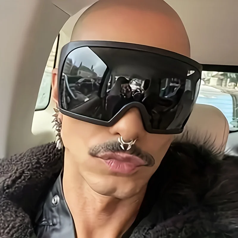 Oversized Sunglasses Men Wrap  - Outdoor Sport Glasses avis et prix