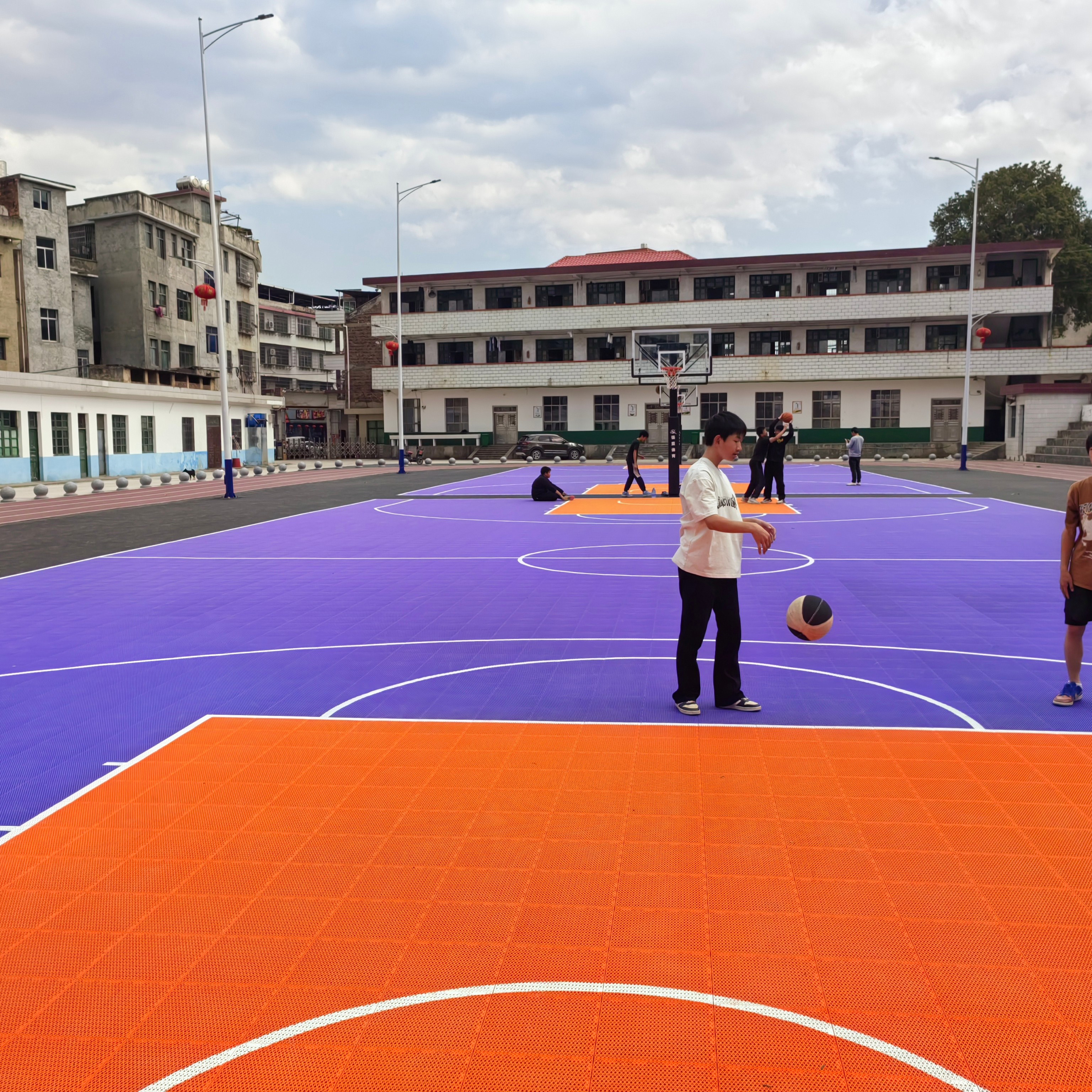 Modern Outdoor Sport Court Til - Outdoor Sport Floor Tiles avis et prix
