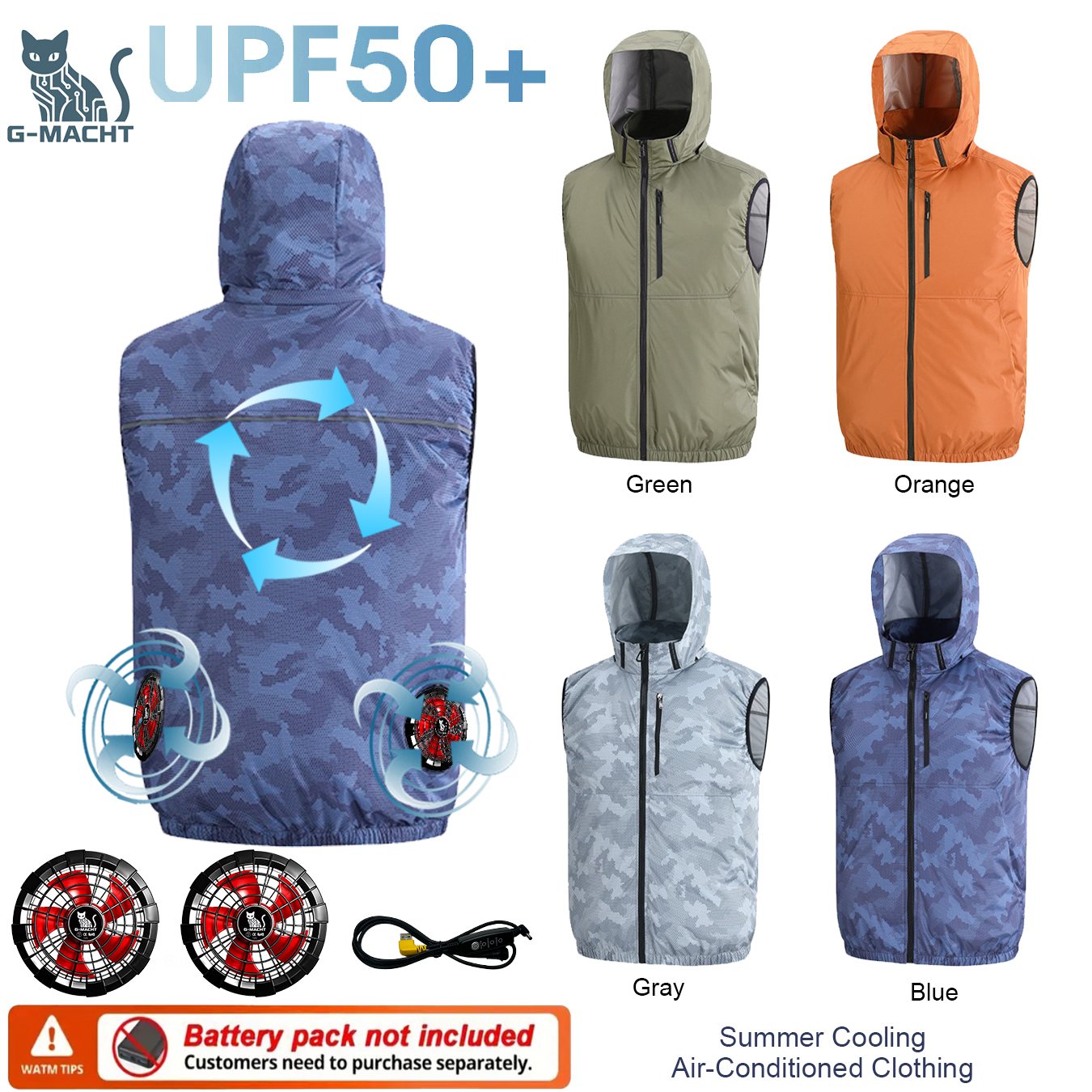 Summer Sport 12V/5V Fan Air Co - Outdoor Sport Jacket Brand avis et prix