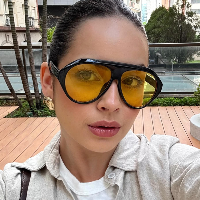 Fashion Oversized Pilot Sungla - Outdoor Sport Glasses avis et prix