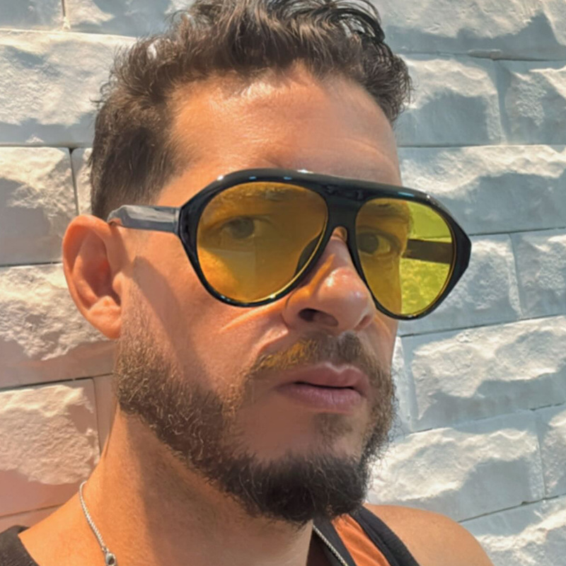 Fashion Oversized Pilot Sungla - Outdoor Sport Glasses avis et prix