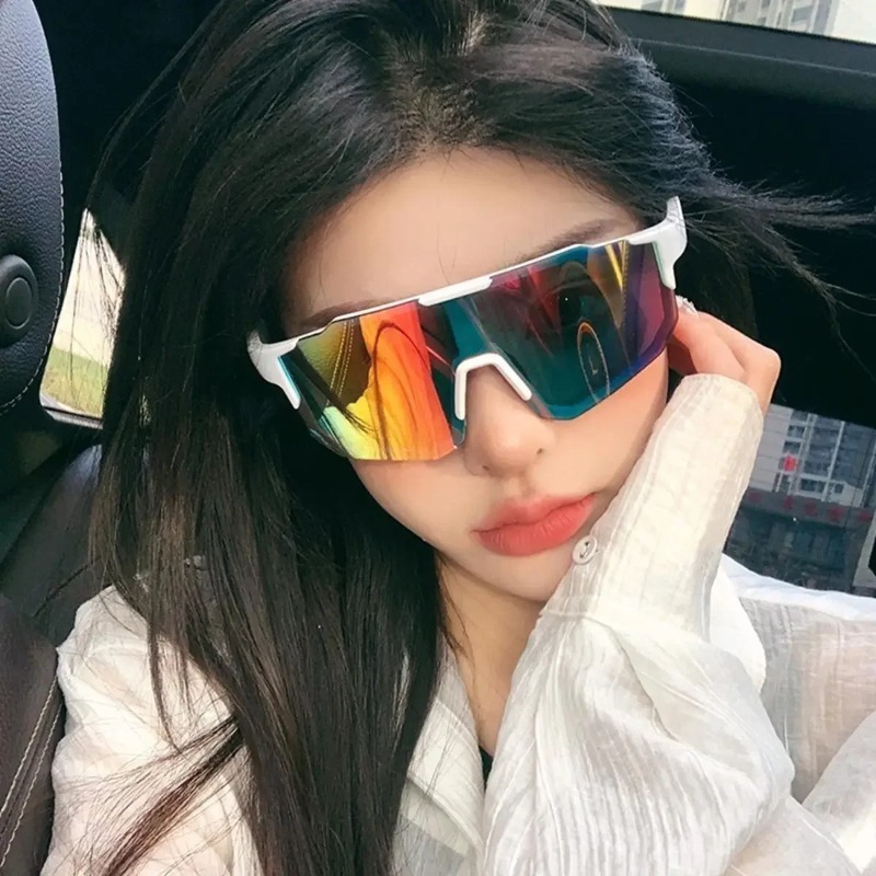 Square Cycling Sunglasses Larg - Outdoor Sport Glasses avis et prix