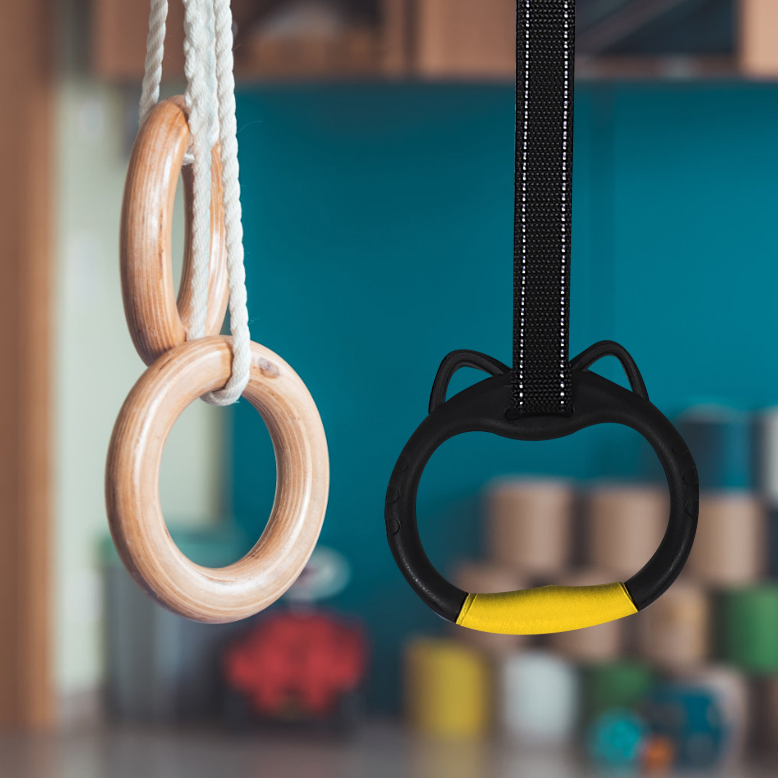 1 set 1 Set Gymnastics Rings F - Outdoor Sport Bar avis et prix