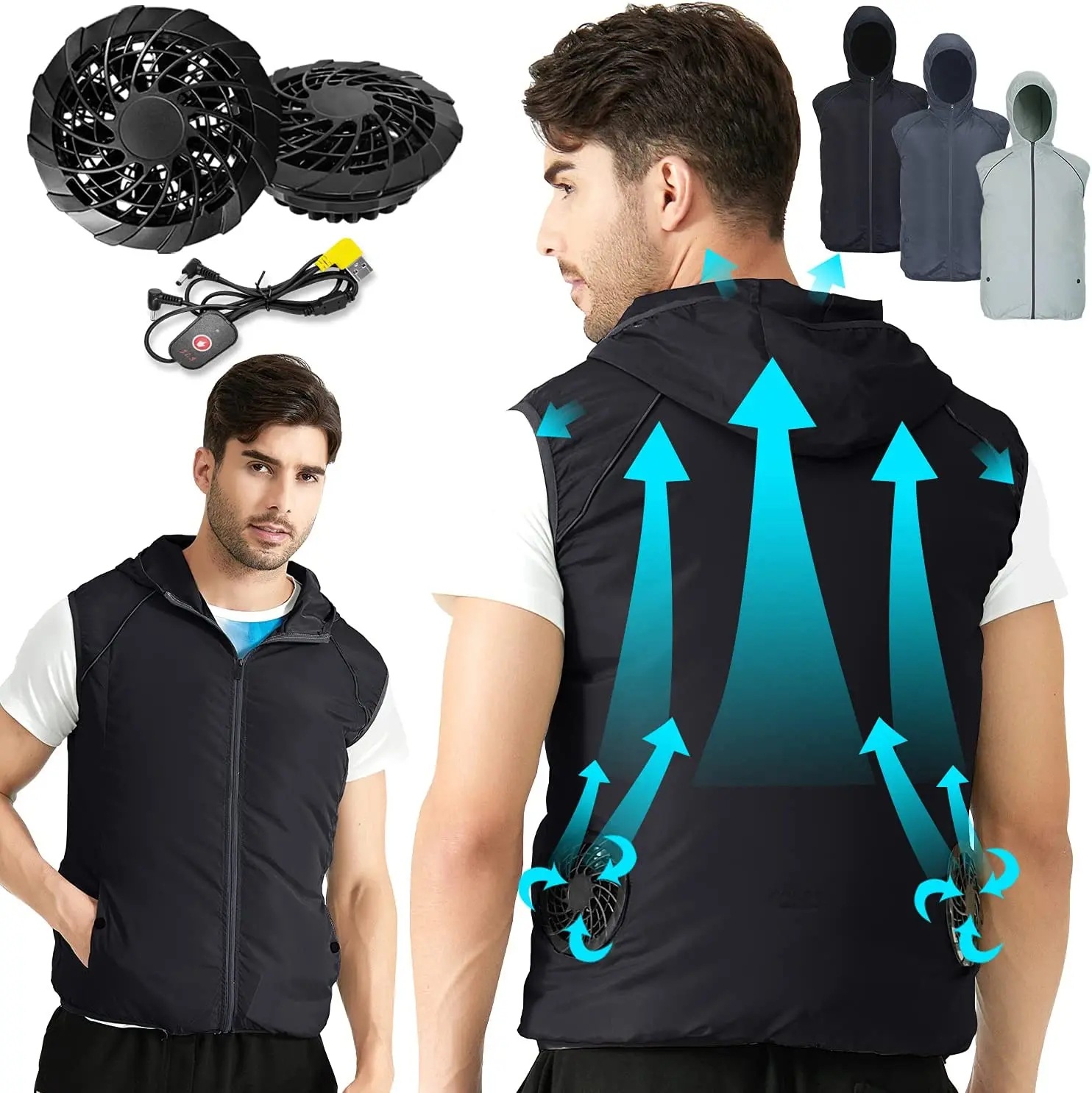 Summer Sport Fan Air Condition - Outdoor Sport Jacket Brand avis et prix