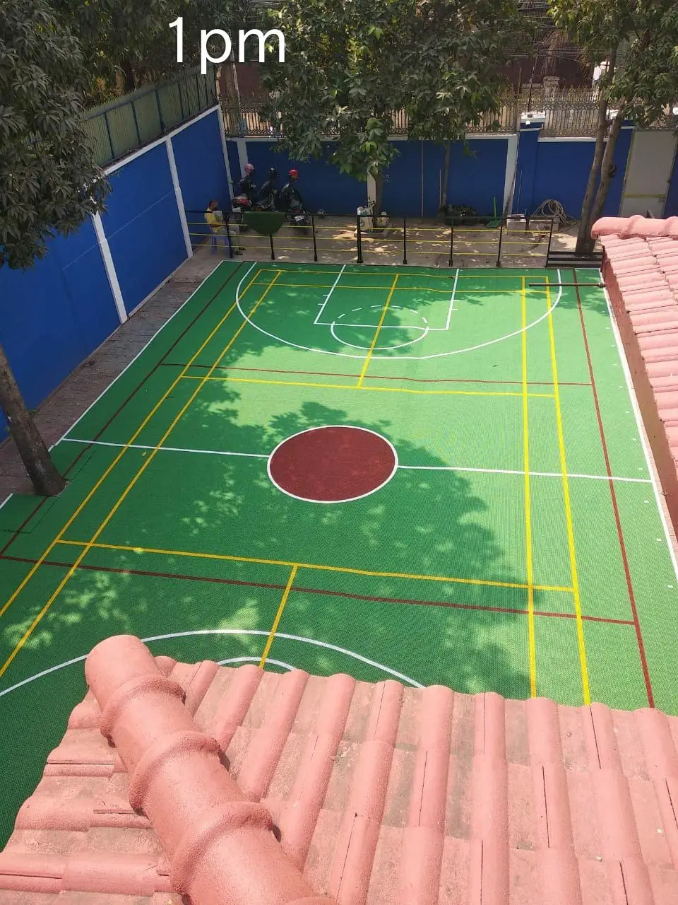 Eco-Friendly Plastic Custom Lo - Outdoor Sport Floor Tiles avis et prix