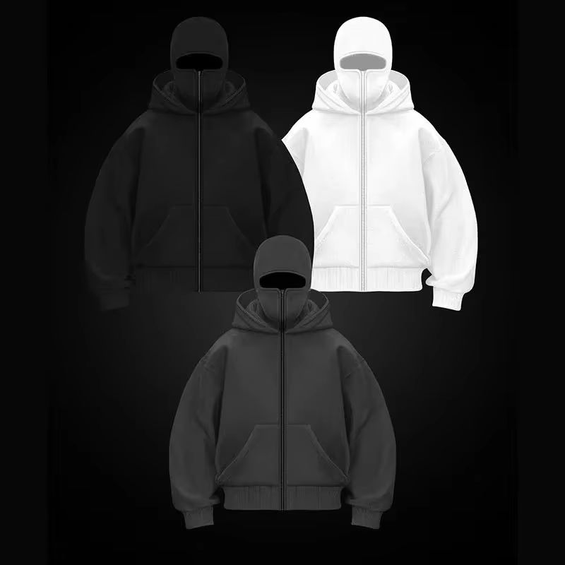 Balaclava Men Zip Hoodie Winte - Outdoor Sport Winter Jacket avis et prix