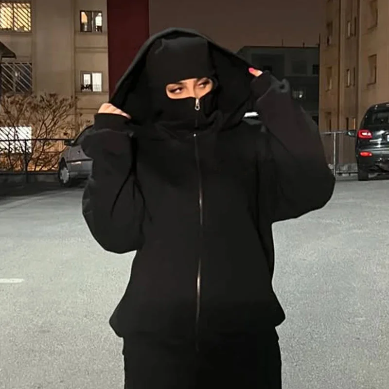 Balaclava Men Zip Hoodie Winte - Outdoor Sport Winter Jacket avis et prix
