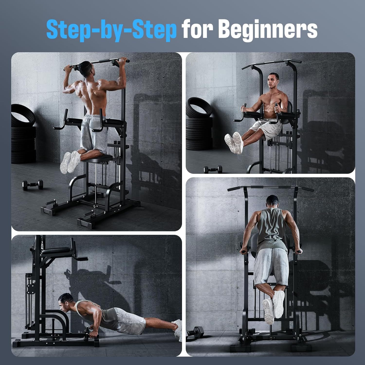 Power Tower Pull-Up Dip Statio - Outdoor Sport Bar avis et prix