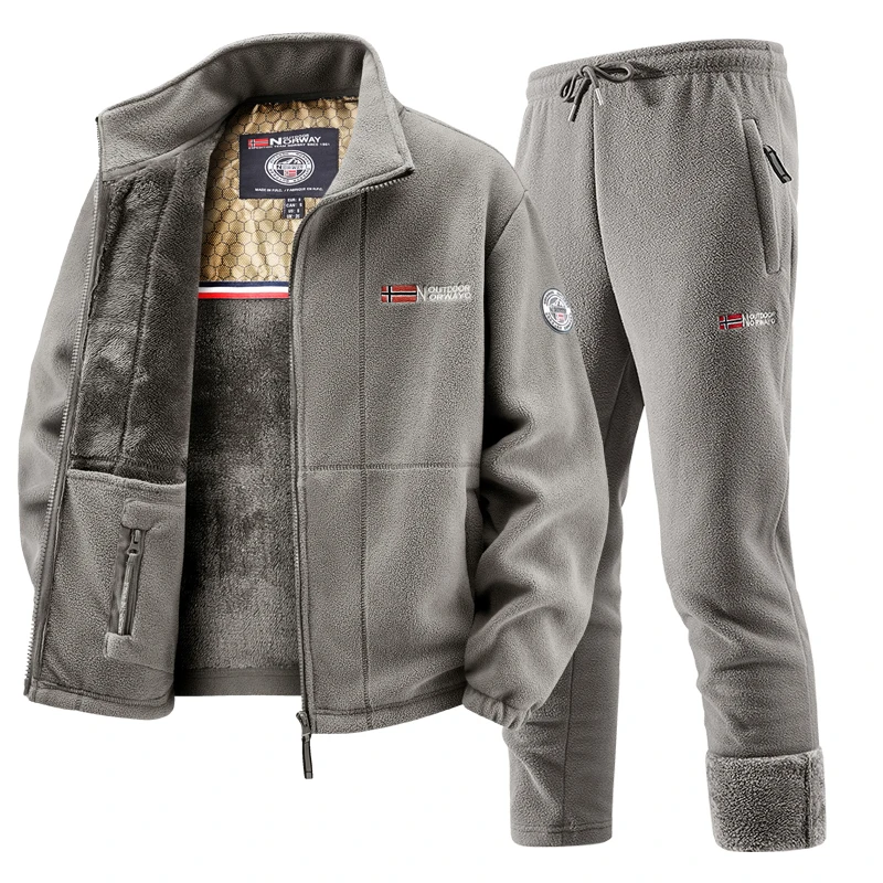 Mens Winter Fleece Tracksuit S - Outdoor Sport Winter Jacket avis et prix