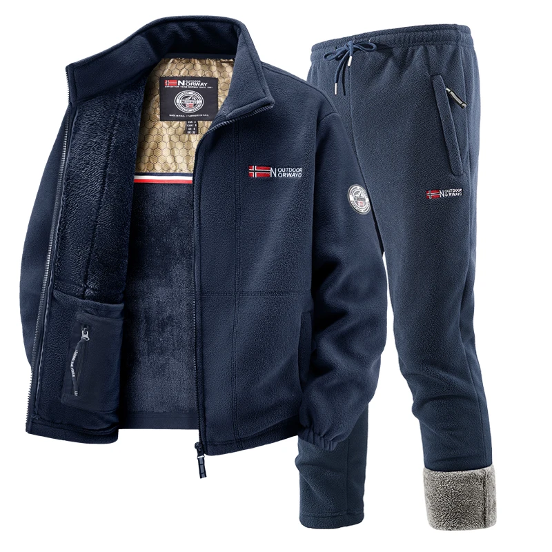 Mens Winter Fleece Tracksuit S - Outdoor Sport Winter Jacket avis et prix