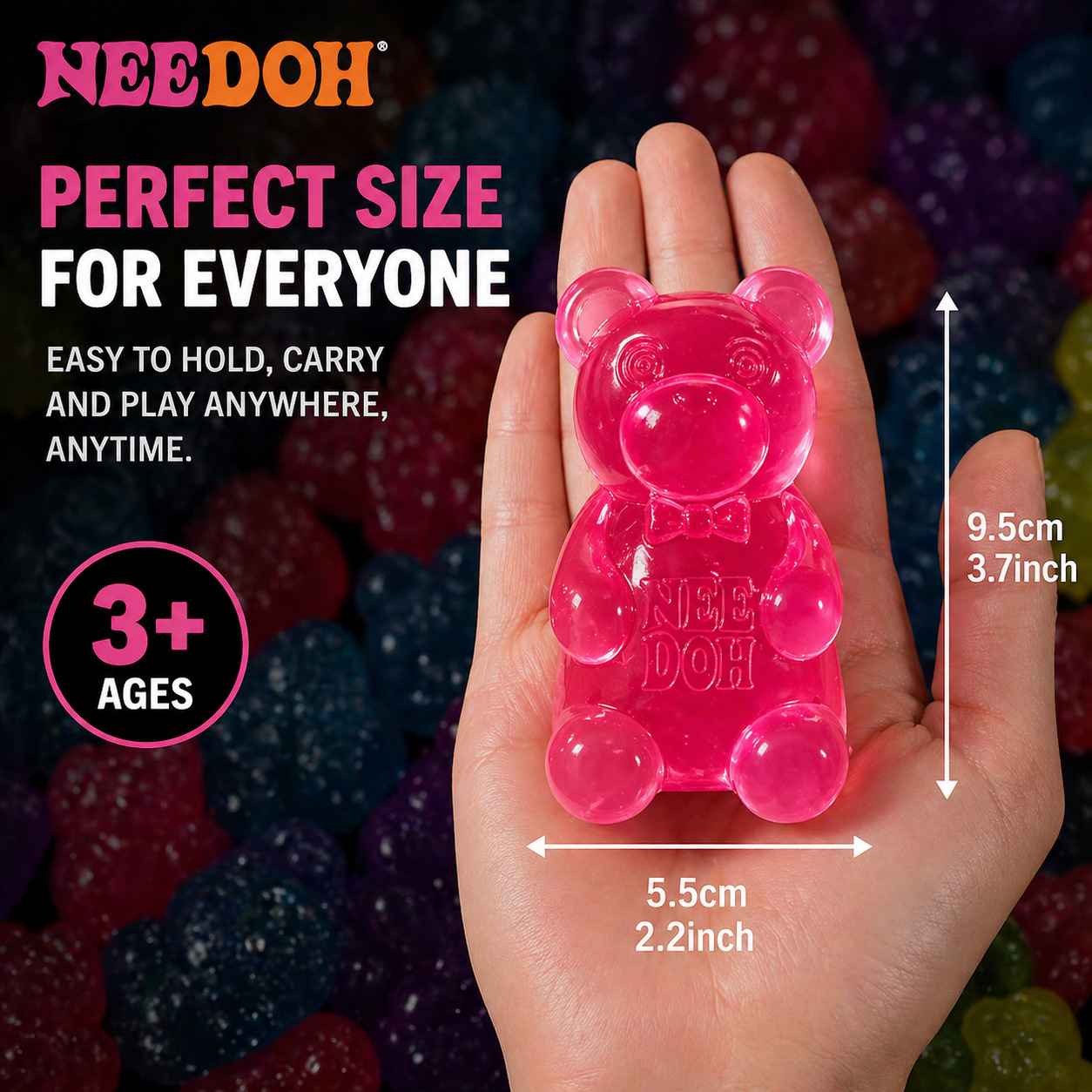 Nee Doh Cute Bear Maltose Sens - Outdoor Sports Accessories avis et prix