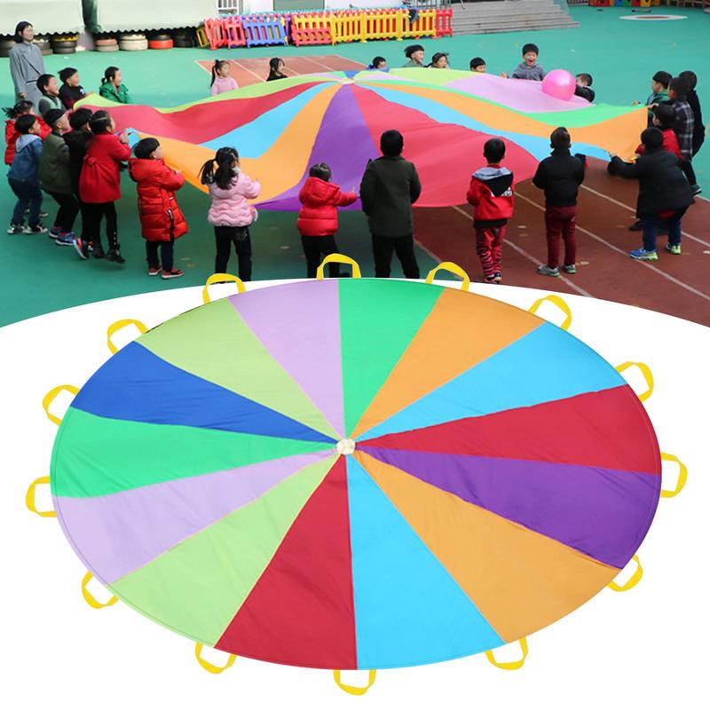 Rainbow Parachute For Kids Spo - Outdoor Sports Umbrella avis et prix
