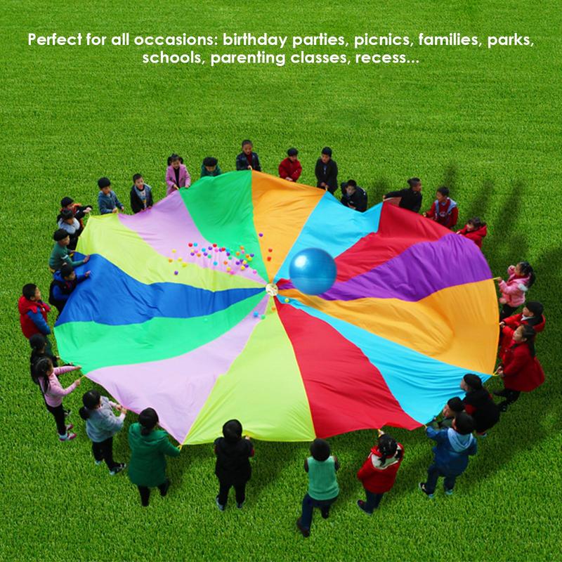 Rainbow Parachute For Kids Spo - Outdoor Sports Umbrella avis et prix