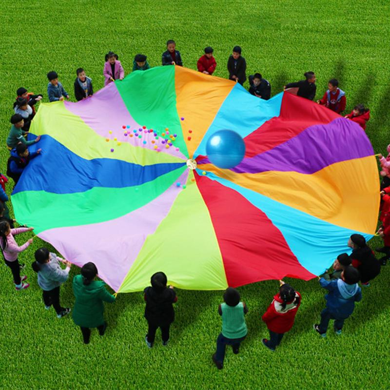 Rainbow Parachute For Kids Spo - Outdoor Sports Umbrella avis et prix