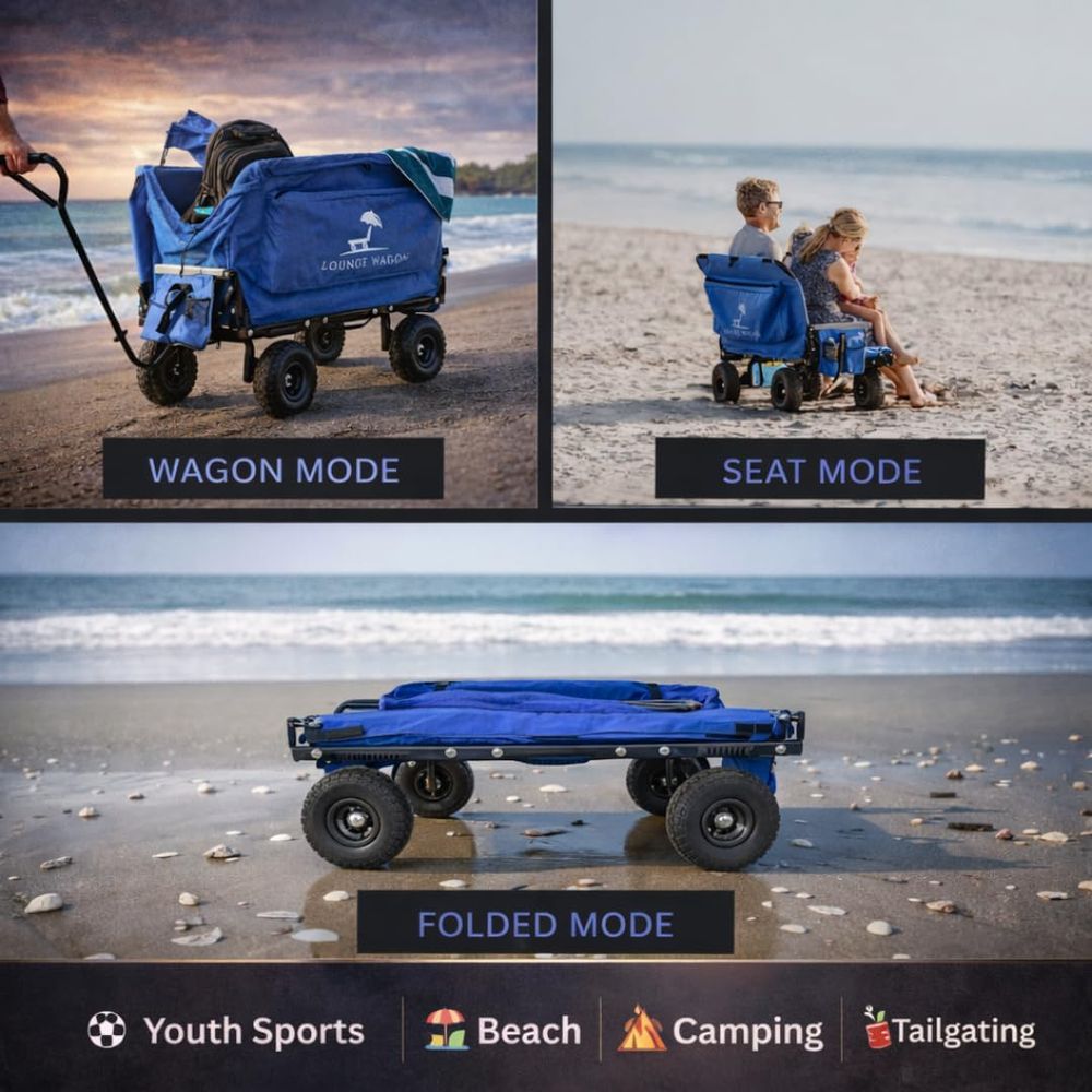 Lounge Wagon 3-in-1 Sports Wag - Outdoor Sports Umbrella avis et prix