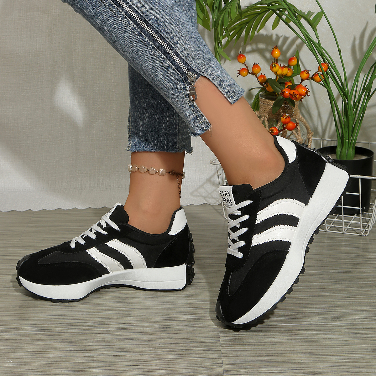 Women Sneakers Spring New Casu - Outdoor Sport With Sticks avis et prix