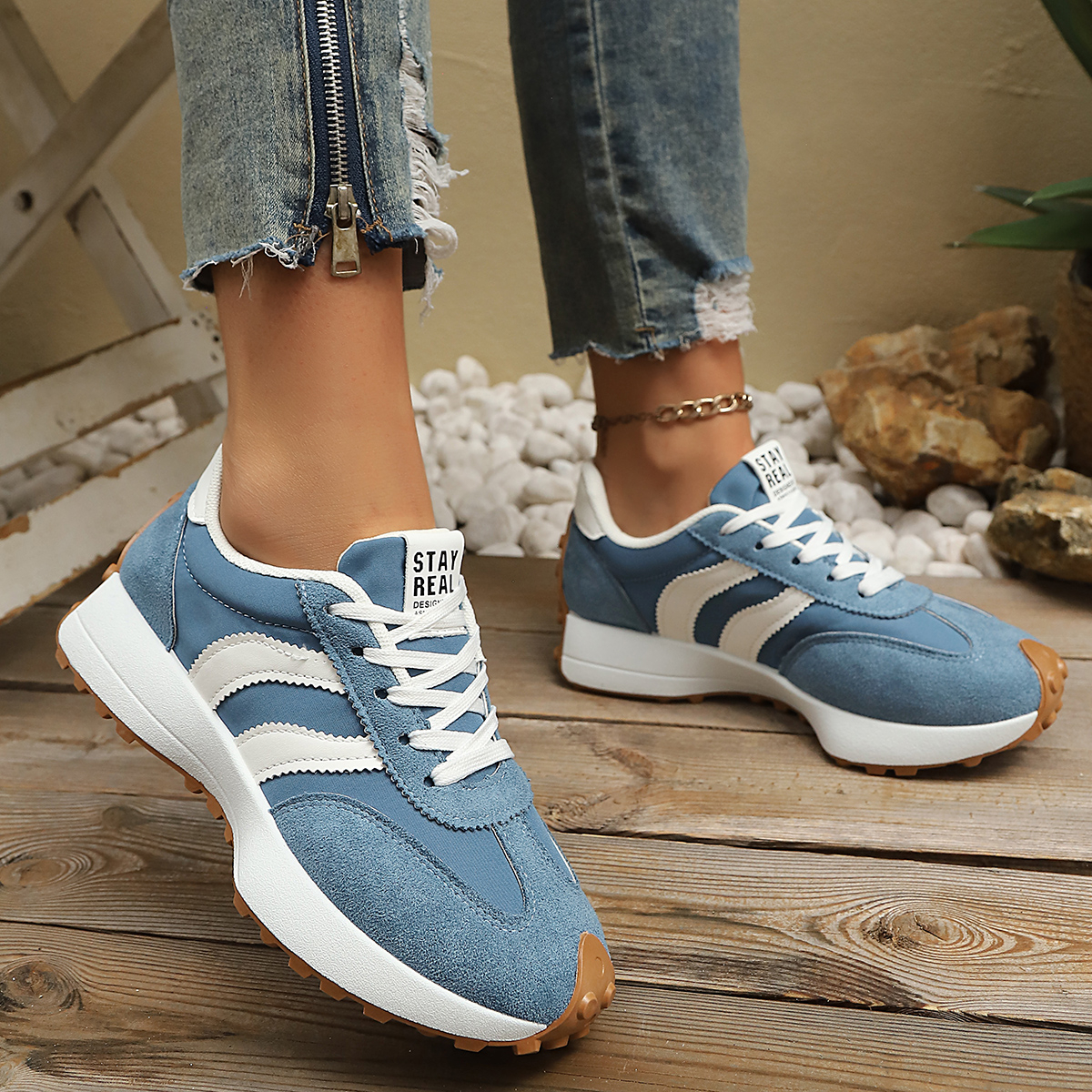 Women Sneakers Spring New Casu - Outdoor Sport With Sticks avis et prix