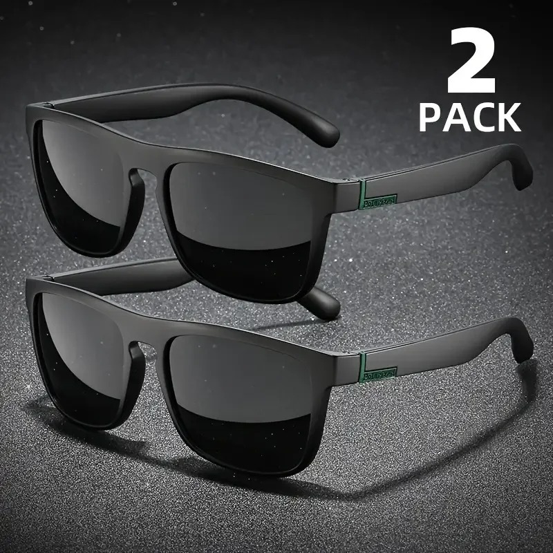 2PCS Fashion Square Sunglasses - Outdoor Sport Glasses avis et prix