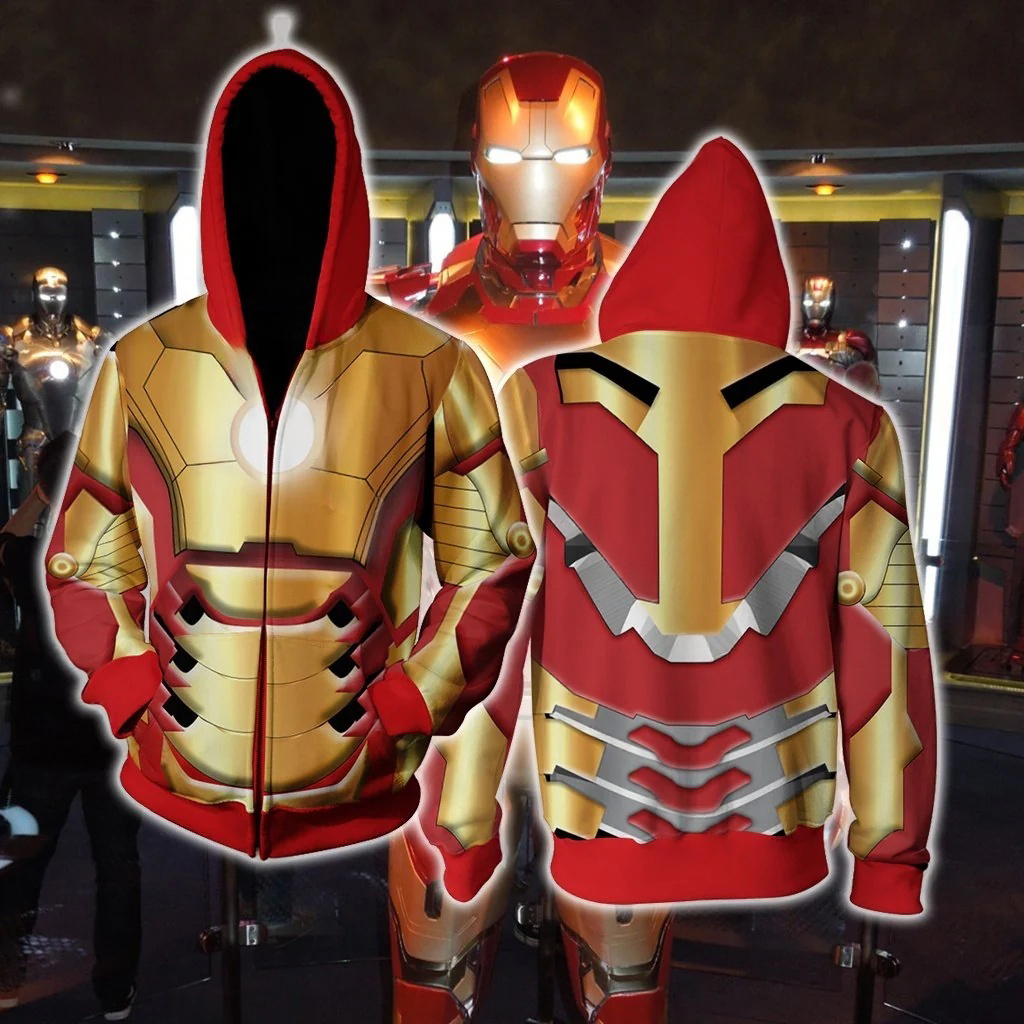 Marvel Iron Man 3D Role Playin - Outdoor Sport Winter Jacket avis et prix