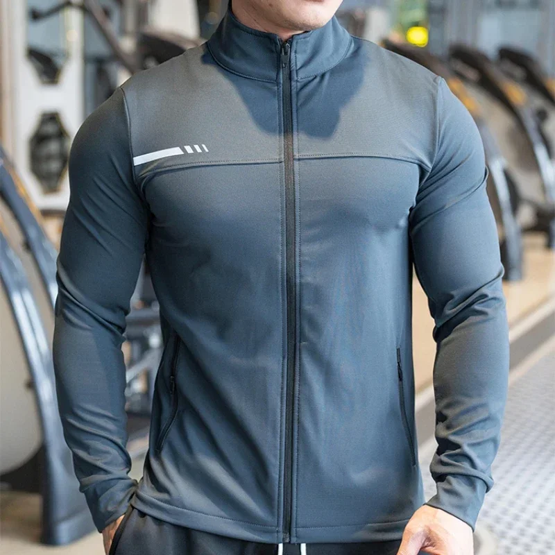 Mens Gym Fitness Shirts Tops H - Outdoor Sport Jacket avis et prix