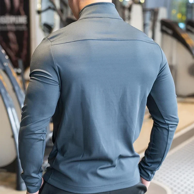 Mens Gym Fitness Shirts Tops H - Outdoor Sport Jacket avis et prix