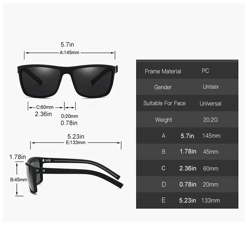 Square Outdoor Sport Sunglasse - Outdoor Sport Glasses avis et prix