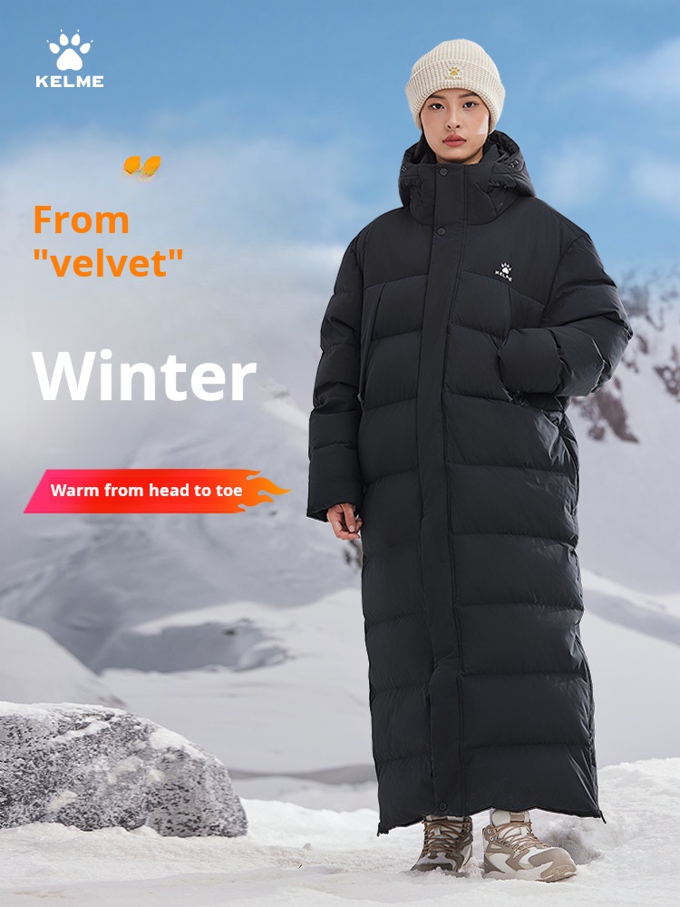 Kelme Extended Down Jacket 202 - Outdoor Sport Winter Jacket avis et prix