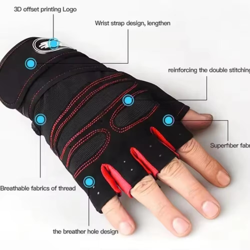Fitness Half Finger Gloves Men - Outdoor Sport Bar avis et prix