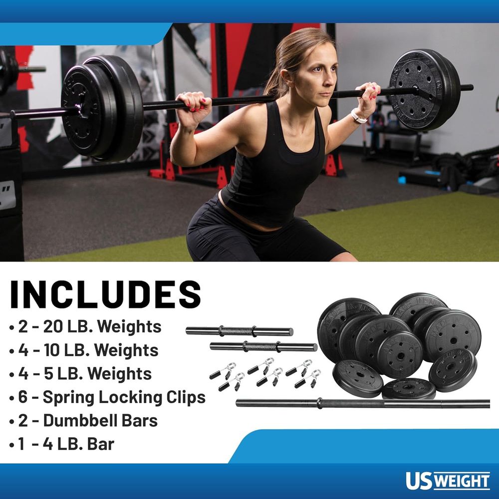 105 Pound Adjustable Weight Se - Outdoor Sport Bar avis et prix