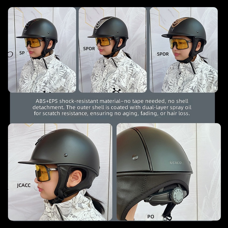 Summer Breathable Protective E - Equestrian Helmet avis et prix