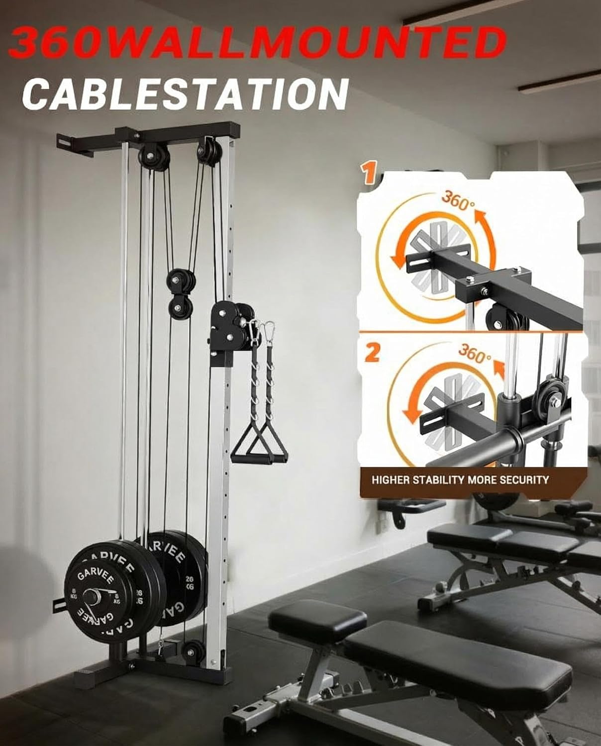 Wall Mount Cable Station Dual  - Outdoor Sport Bar avis et prix