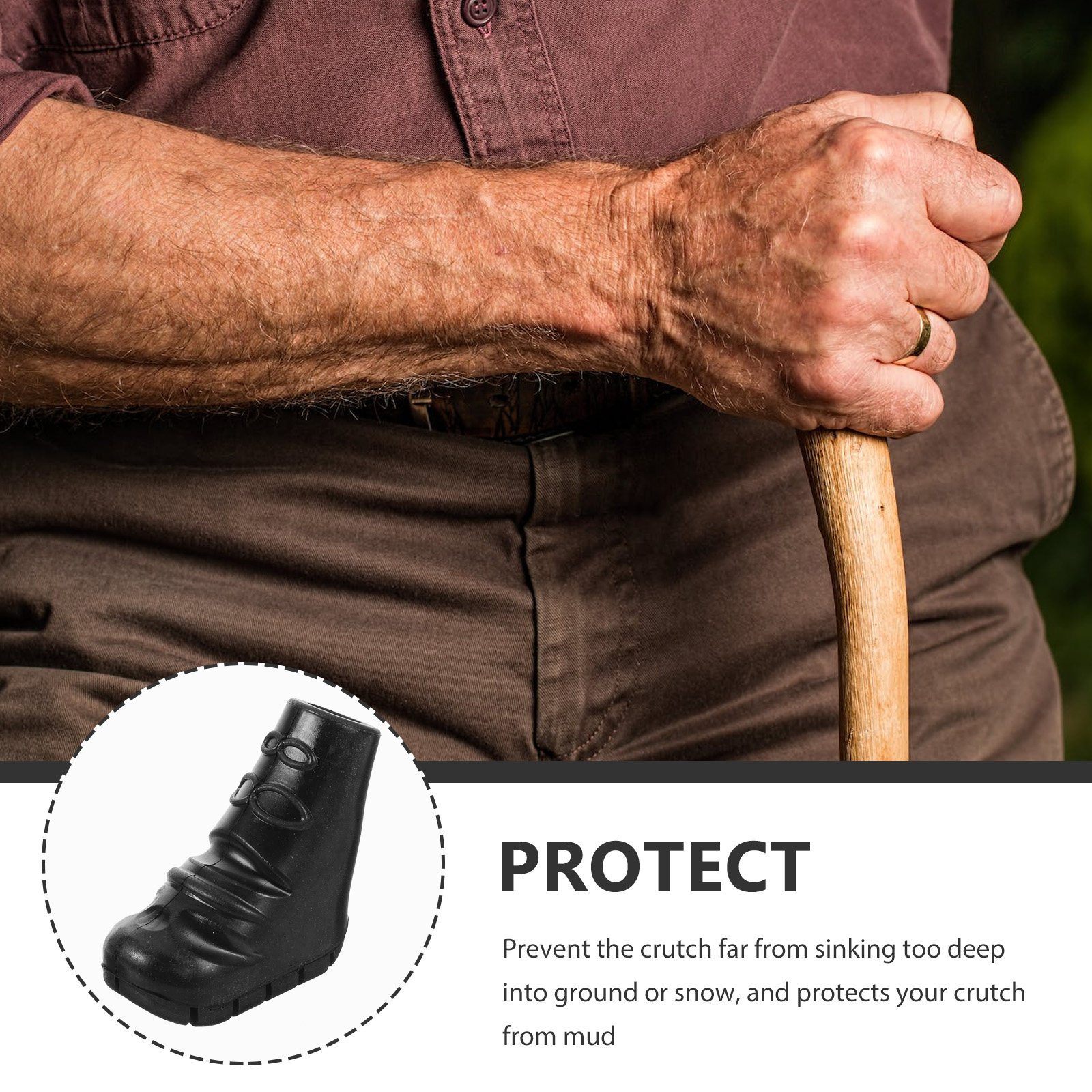 Rubber Trekking Pole Tips Ligh - Outdoor Sport Gloves avis et prix