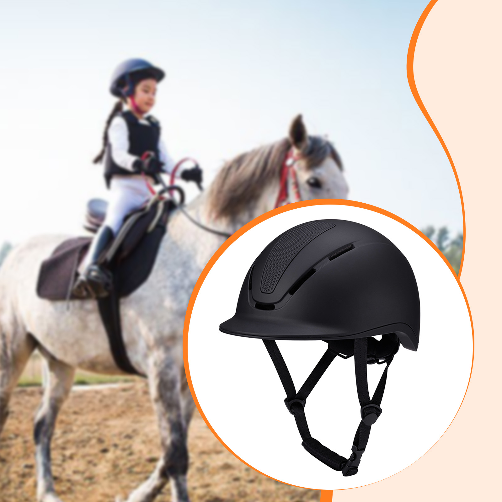 Adjustable Equestrian Helmet w - Equestrian Helmet avis et prix