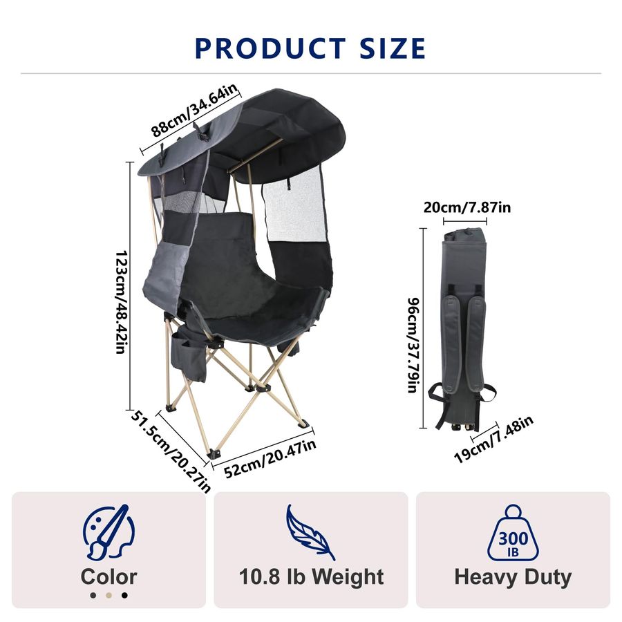 Camping Chairs Canopy Outdoor  - Outdoor Sports Umbrella avis et prix
