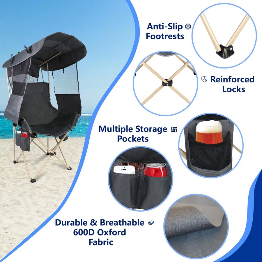 Camping Chairs Canopy Outdoor  - Outdoor Sports Umbrella avis et prix