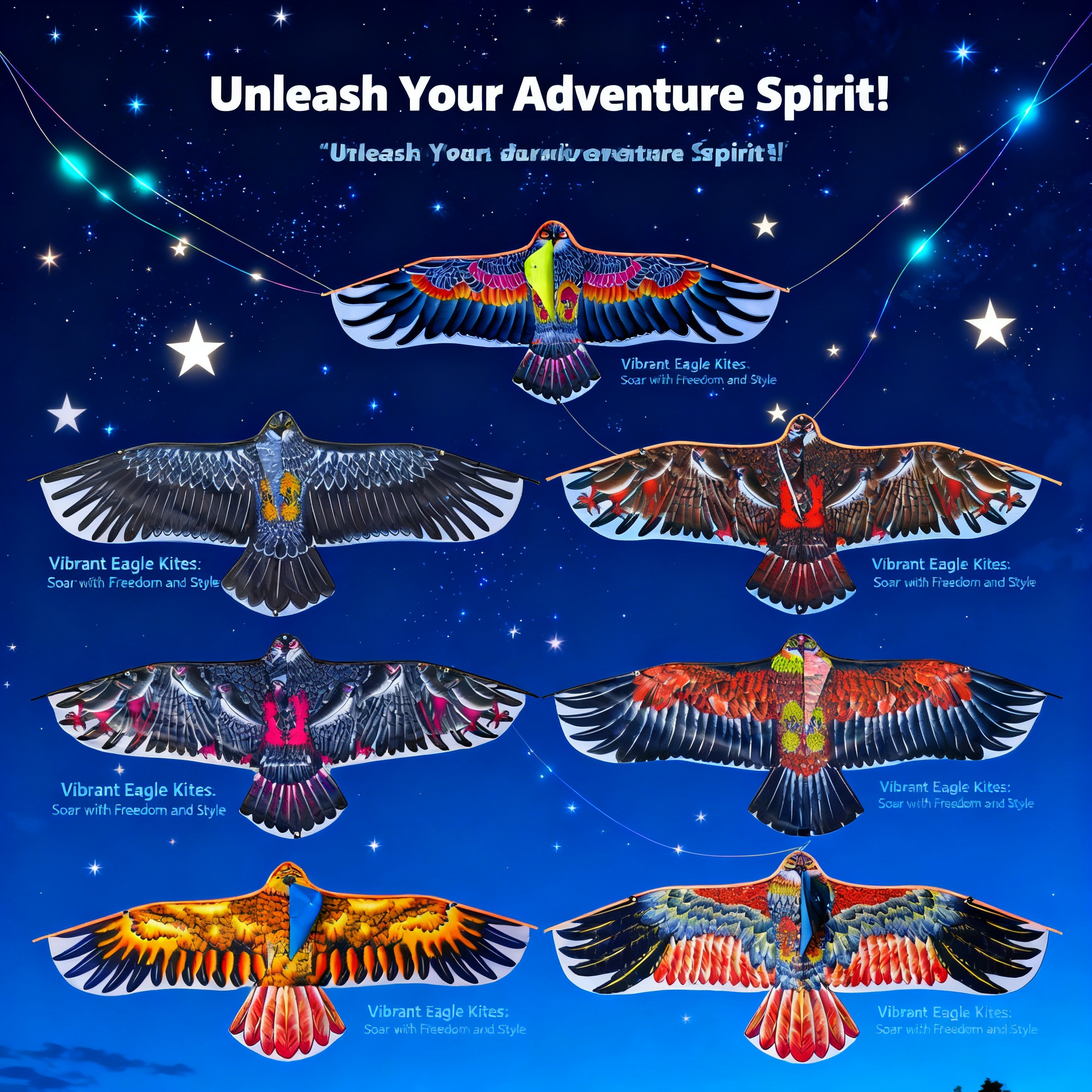 1.1m Eagle Kite With 30m Kite  - Outdoor Sports Accessories avis et prix
