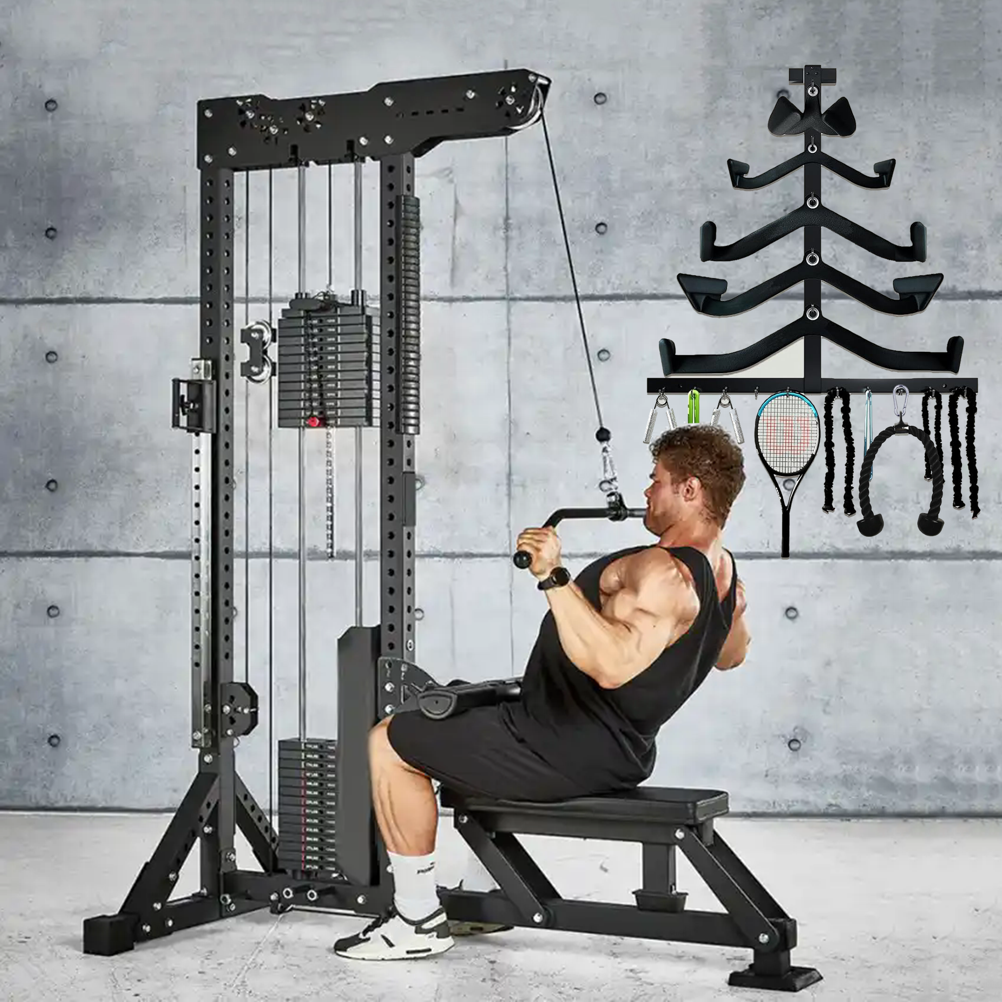 Lat Pull Down Bar Gym Accessor - Outdoor Sport Bar avis et prix