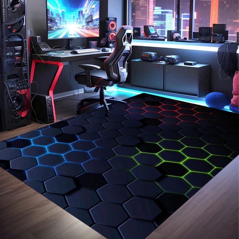 Gamer Rug Gaming Rug,Game Rug  - Outdoor Sport Area avis et prix
