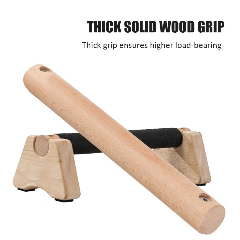 Wooden Push-up Stand Non-SlipP - Outdoor Sport Bar avis et prix