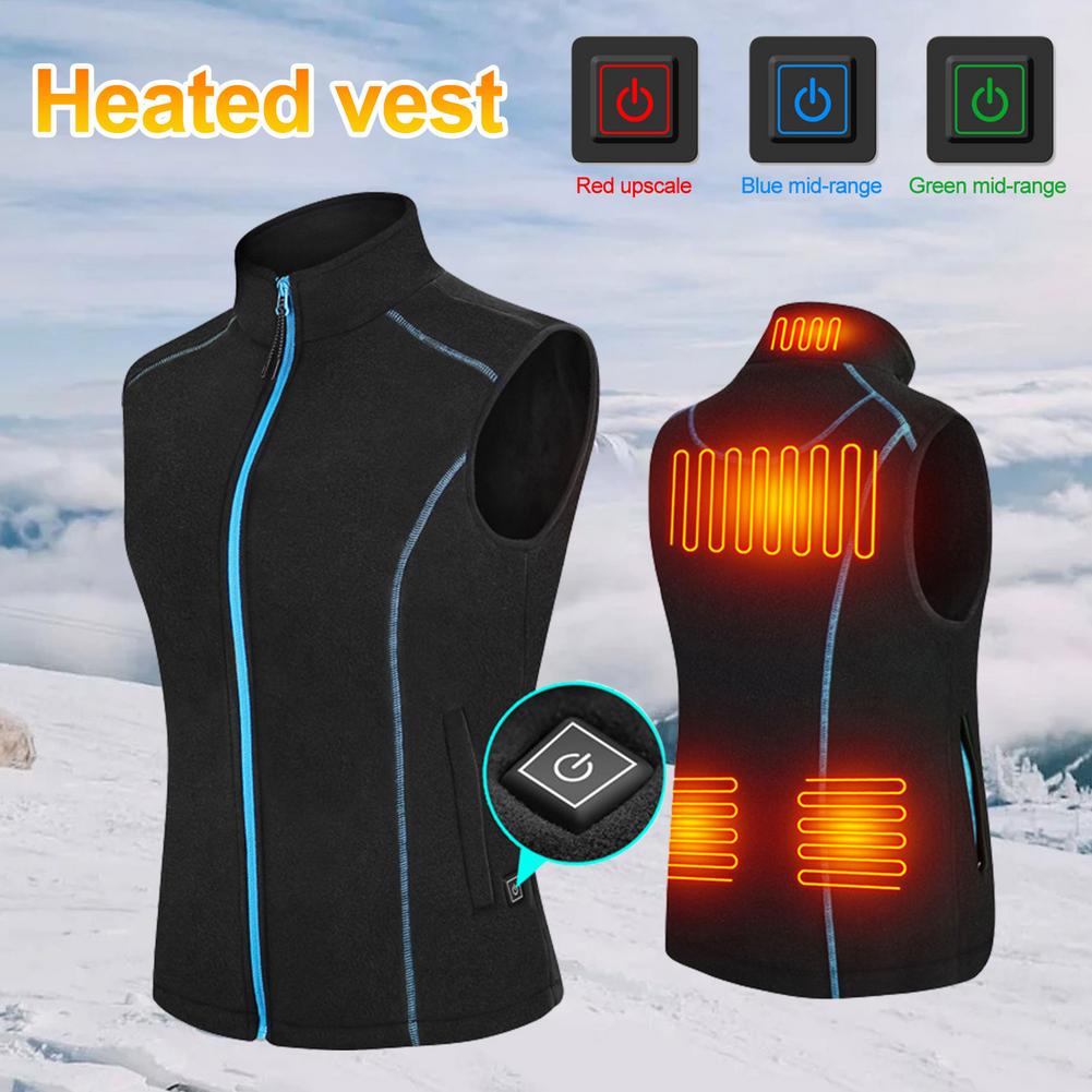 Women Heated Vest Winter Elect - Outdoor Sport Winter Jacket avis et prix