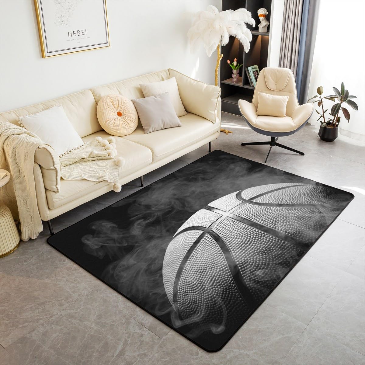 Basketball Carpet Dunk Graphic - Outdoor Sport Area avis et prix